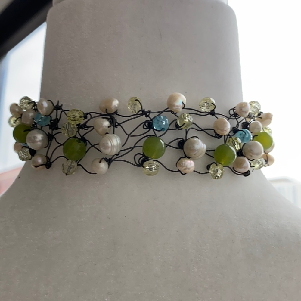 Beaded Choker Necklace